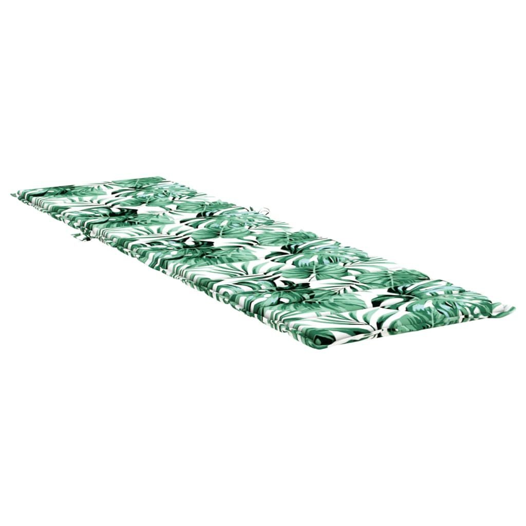 vidaXL Ligbedkussen Bladpatroon Oxford - 30% Korting!