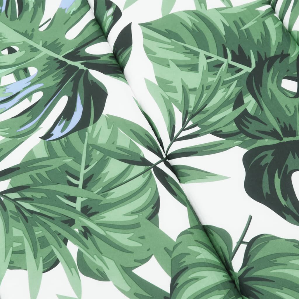 vidaXL Ligbedkussen Bladpatroon Oxford - 30% Korting!