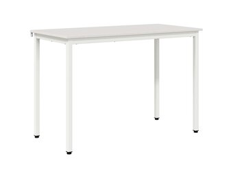 vidaXL Eettafel Wit (110cm) - Massief Grenenhout | 35% Korting