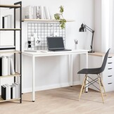 vidaXL Eettafel Wit (110cm) - Massief Grenenhout | 35% Korting