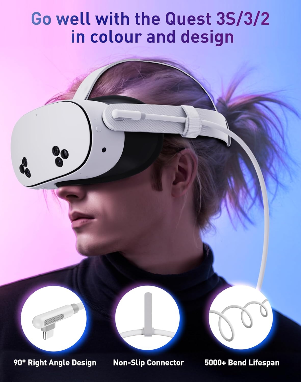 Maxonar VR Link Kabel 6m Wit - 30% Korting!