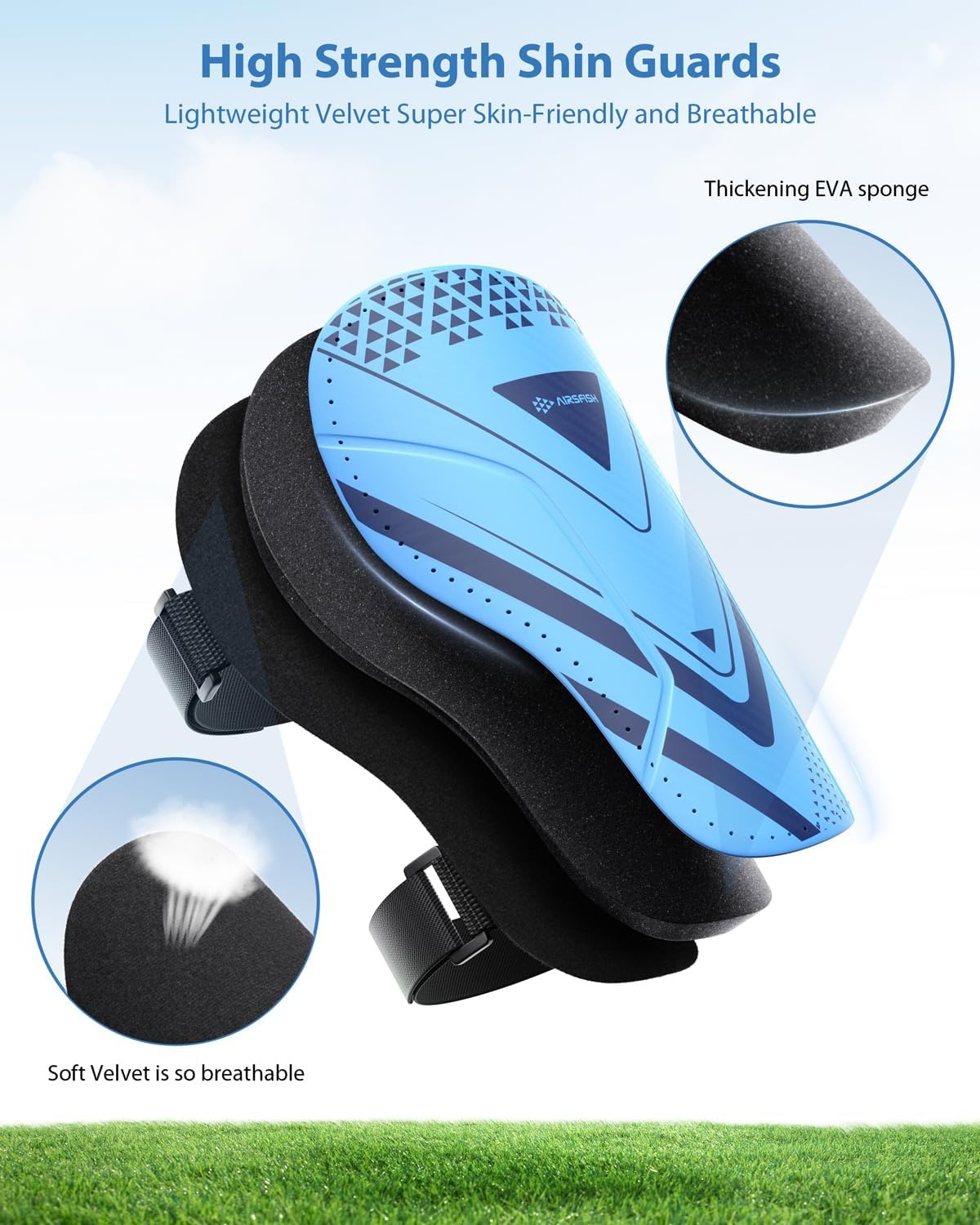 Airsfish Kinder Schienbeinschoner - 30% Korting!