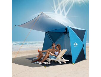 Night Cat Strandtent 4 Pers. - UPF50+ UV-Bescherming - 30% Korting!