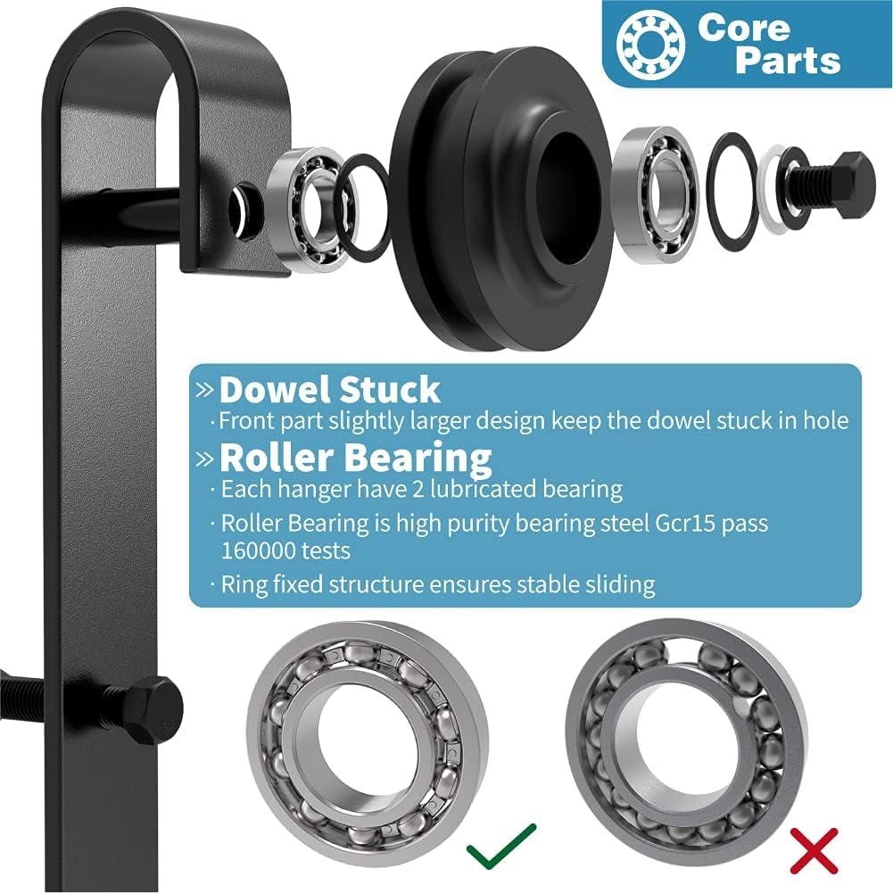 WINSOON Schuurdeur Bypass Kit - 152cm - 30% Korting