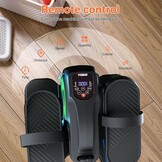 TODO 2 in 1 elliptische Cross Trainer met app, 32 niveaus weerstandsmagneet elliptische machine, crosstrainers voor thuisfitness met LCD-scherm, hartslagsensoren, waterbeker- en apparaathouder