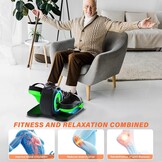 TODO 2 in 1 elliptische Cross Trainer met app, 32 niveaus weerstandsmagneet elliptische machine, crosstrainers voor thuisfitness met LCD-scherm, hartslagsensoren, waterbeker- en apparaathouder