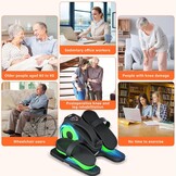 TODO 2 in 1 elliptische Cross Trainer met app, 32 niveaus weerstandsmagneet elliptische machine, crosstrainers voor thuisfitness met LCD-scherm, hartslagsensoren, waterbeker- en apparaathouder