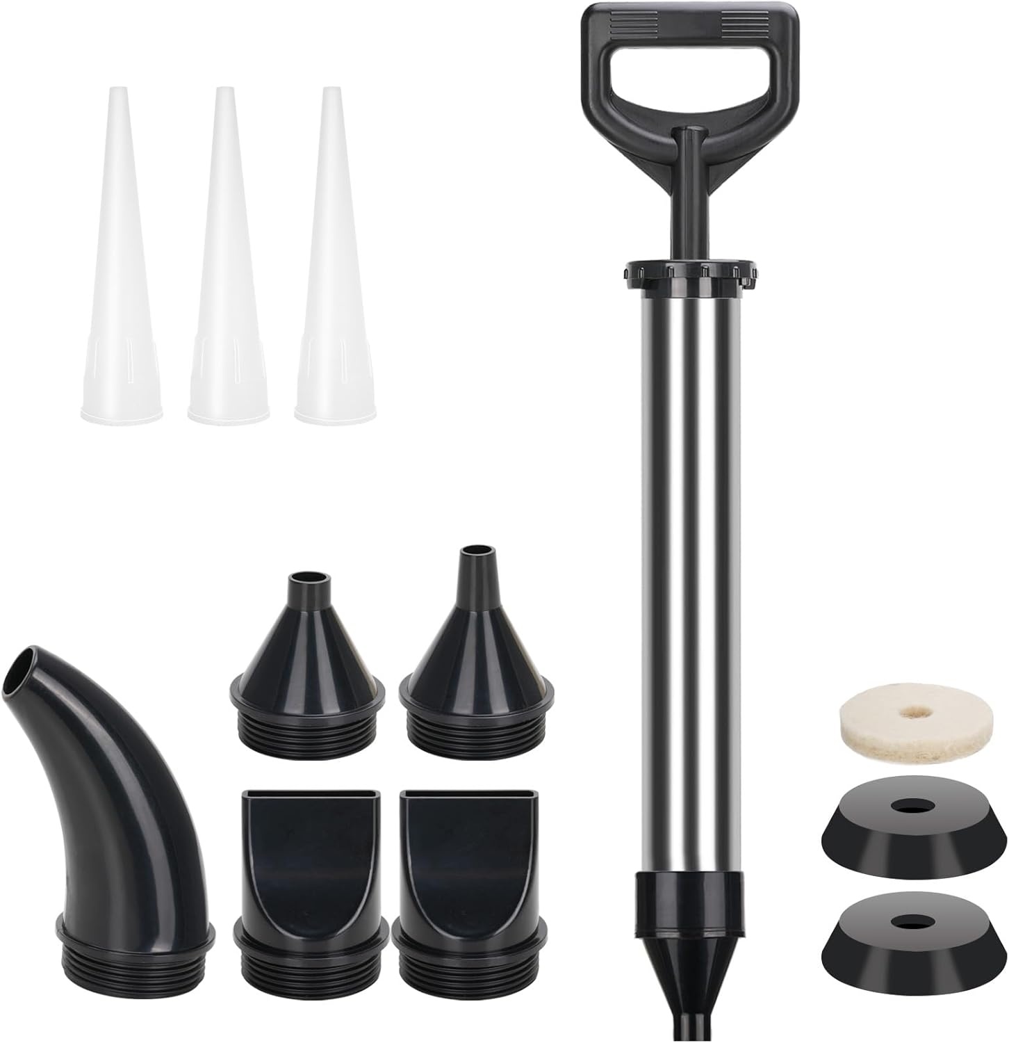 mortelspuiter, mortelpers, mortelpomp, gewrichtspistool, 5 sproeiers