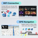 2GB+64GB Android 13 Autoradio für Renault S.A CLIO 2013-2018 Radio Wireless Apple CarPlay Android Auto Bluetooth 10.1" Bildschrim Auto Radio mit Navi Rückfahrkamera