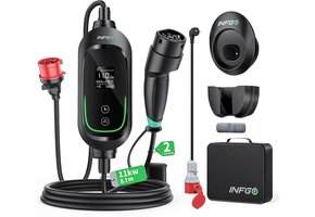 Mobiele Wallbox 11 kW 3-fasig 8,1m | EV Charger | 30% Korting