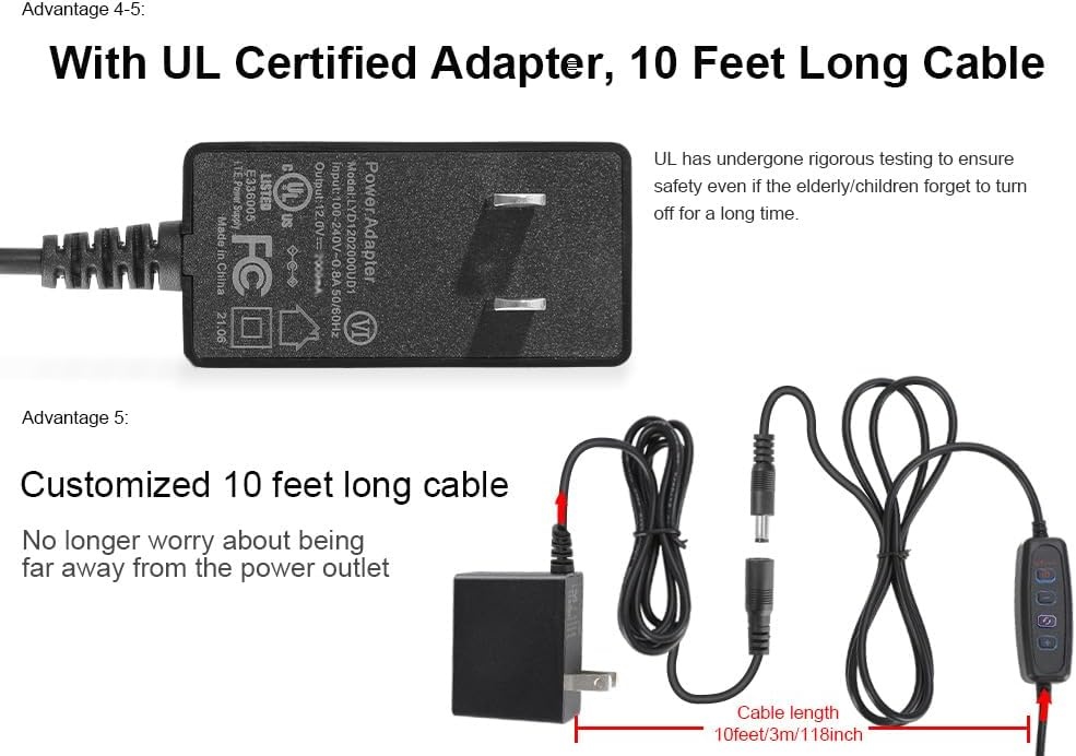 WELZK 10000+ LUX High Bright Light Pad A2, 3 kleuren licht bord met UL-adapter. 10 niveaus/traploos dimmen voor diamant schilderen, traceren, tekenen, schetsen enz