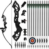 40lbs Archery Recurve Bows Set,Bow and Arrow Adults,Takedown Right Hand Bow with Target Paper Suitable for Outdoor Practice