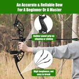 40lbs Archery Recurve Bows Set,Bow and Arrow Adults,Takedown Right Hand Bow with Target Paper Suitable for Outdoor Practice