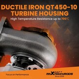 maXpeedingrods GT30 GT3037 GT3076 Turbo T3 Flens 4-bout 500+HPS 0.82 A/R Turbine Water + Olie Universele Turbocompressor voor alle 4/6 cyl 2.5L-3.0L motoren