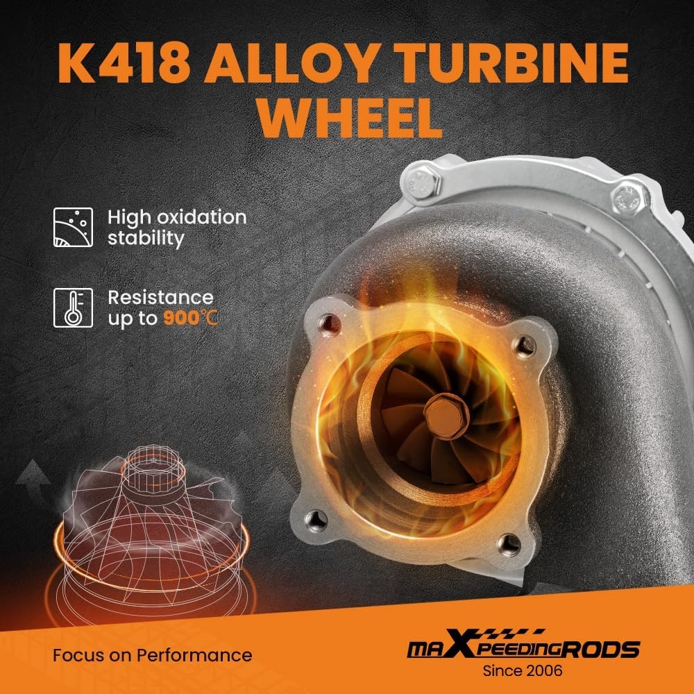 maXpeedingrods GT30 GT3037 GT3076 Turbo T3 Flens 4-bout 500+HPS 0.82 A/R Turbine Water + Olie Universele Turbocompressor voor alle 4/6 cyl 2.5L-3.0L motoren