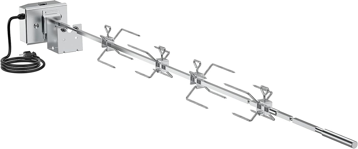 Onlyfire BRK-6035 RVS Rotisserie Kit - 30% Korting - Past op Weber Genesis II