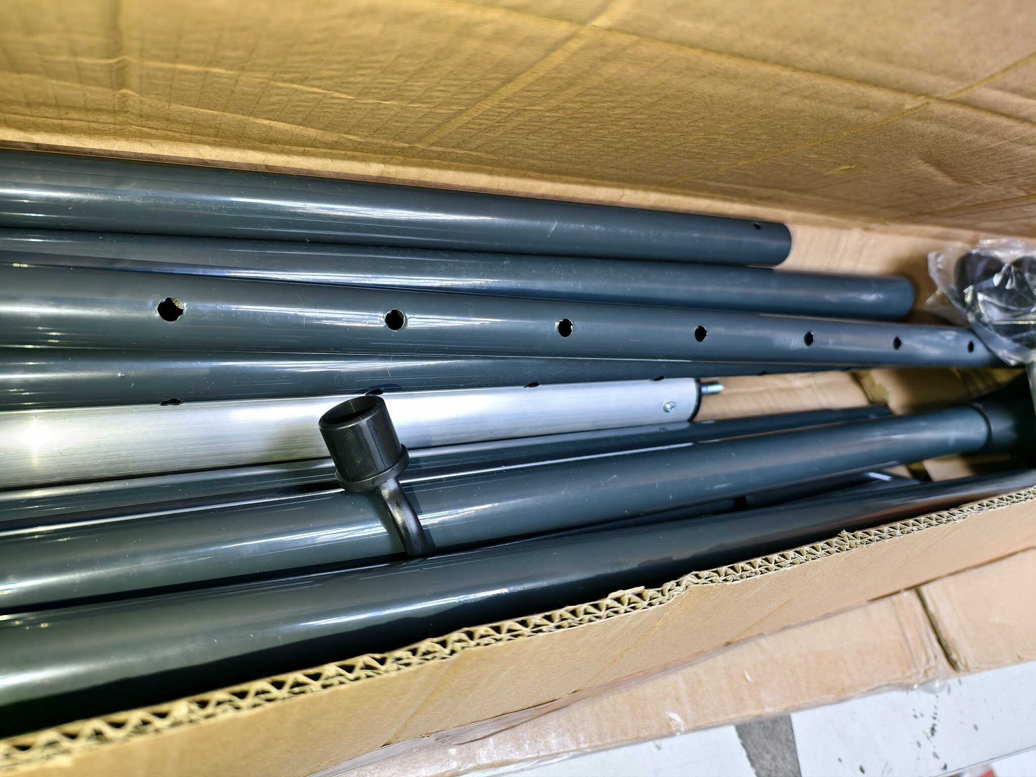 vidaXL Rolgordijn Buiten 150x270cm Crème - 55% Korting!