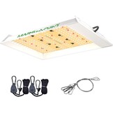 MARS HYDRO TS600 Groeilamp 100 W, led-tuinbouwlamp, volledig spectrum UV Ir, voor 60 x 60 cm, slaapkamer, kweektent, voor binnenteelt, zaailingen, groenten en bloemen