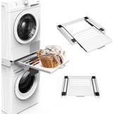 Bimiti Wasmachine/Droger Tussenbouwframe - 35% Korting - Wit