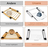Bimiti Wasmachine/Droger Tussenbouwframe - 35% Korting - Wit