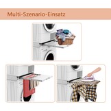 Bimiti Wasmachine/Droger Tussenbouwframe - 35% Korting - Wit