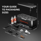 Spider Farmer SmartG12 Hydroponic Grow System, 12 Pods for Indoor and Outdoor Garden with 36W LED Plant Lamp, Full Spectrum, App and WiFi Controlled, 6 Litre Water Tank Pump System, Automatic