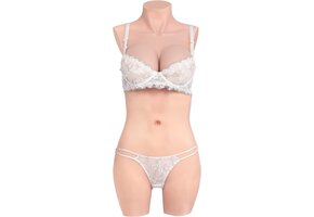 KUMIHO Siliconen Borstprothese (D-cup, Geel) - 35% Korting