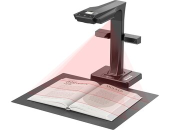 CZUR ET16 Professional Book Scanner 16MP with LED Fill Light, OCR Document Scanner, A3 Scanner, Document Camera, Visualizer for Windows and MacOS with Laser Plating Technology