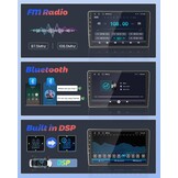 2+64 GB Android 13 autoradio voor Nissan MICRA MK4 K13 2010-2017 Radio Wireless Carplay Android Auto, 9 inch IPS touchscreenradio met achteruitrijcamera, Bluetooth, navi, WiFi, DSP, EQ, Mirror Link