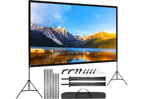 120" Projectiescherm met Statief - 4K HD, 16:9 - 30% Korting!