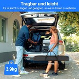 120" Projection Screen with Stand, 4K HD 16:9 Foldable Screen Projector on Stand, Tripod Screen with Portable Bag for Cinema Home Office Travel