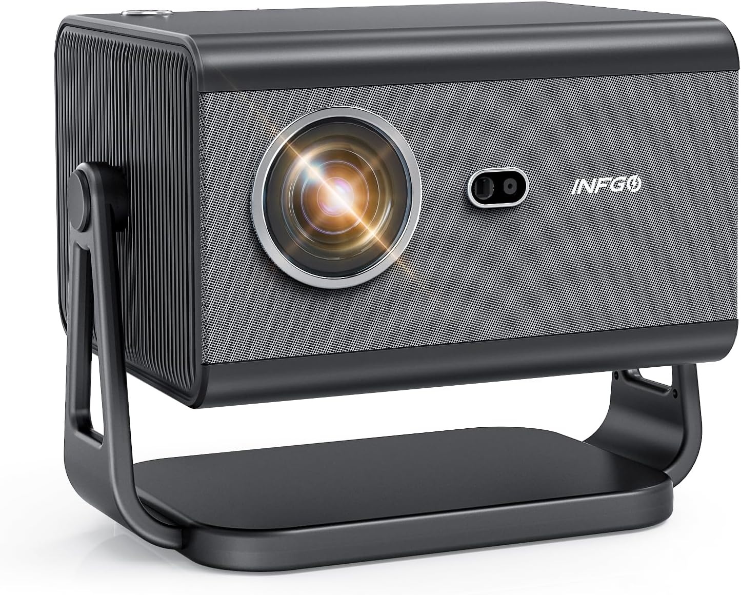 Beamer, thuisbioscoop-beamer, 4K, ondersteunt 28000 lumen, 1080p, Full HD, wifi6, Bluetooth 5.4, voor mobiele telefoon, laptop, zwart