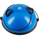 ZELUS Balance ball trainer antislip, Balance ball, Halfrond balance board met weerstandsbanden oefenbal voor yoga fitness, Krachttraining, Core Training, Balanstraining