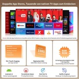 Beamer, thuisbioscoop-beamer, 4K, ondersteunt 28000 lumen, 1080p, Full HD, wifi6, Bluetooth 5.4, voor mobiele telefoon, laptop, zwart