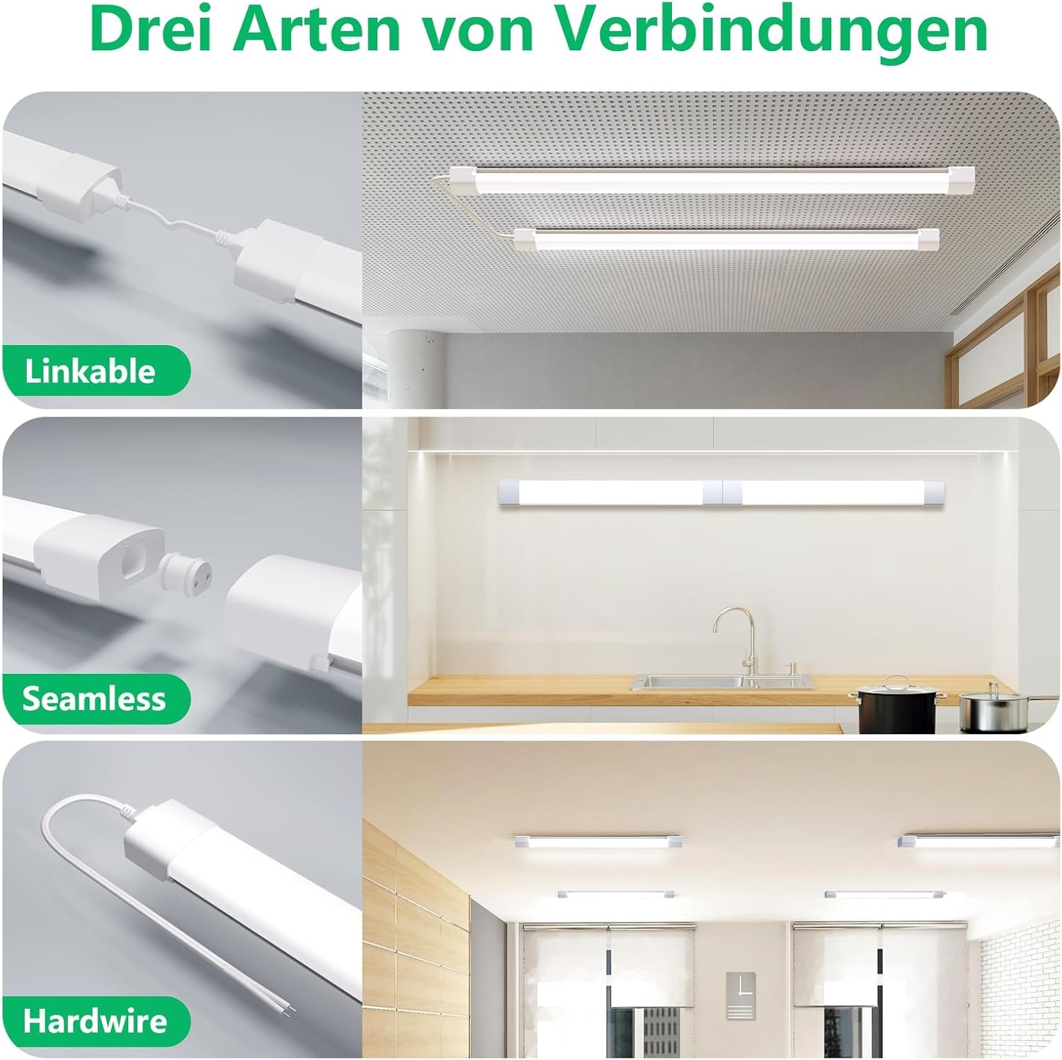 LED Vochtige Ruimte Verlichting 150cm 45W Koel Wit (5000K) IP65 - 49% Korting!