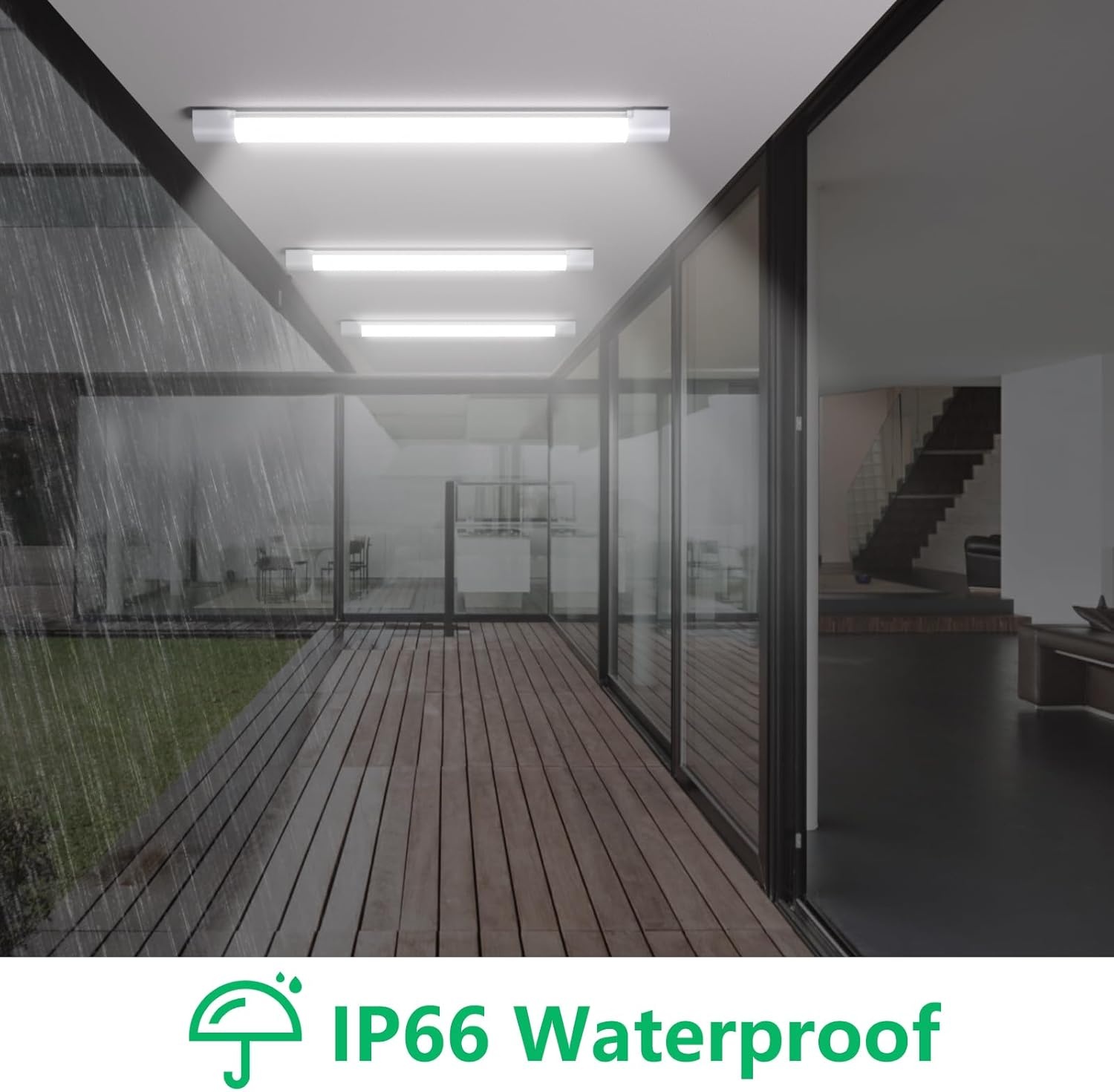 LED Vochtige Ruimte Verlichting 150cm 45W Koel Wit (5000K) IP65 - 49% Korting!