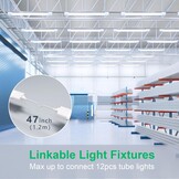 LED Vochtige Ruimte Verlichting 150cm 45W Koel Wit (5000K) IP65 - 49% Korting!