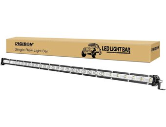 RIGIDON 32 inch 150W Flood Spot Combo Beam Auto Led-lichtbalk Enkele Rij Avondmaal Slanke Led-verlichting 12V 24V voor Off-road Truck SUV UTE ATV 4x4, Waterdichte Rijdende Werklamp, 6000K Witte