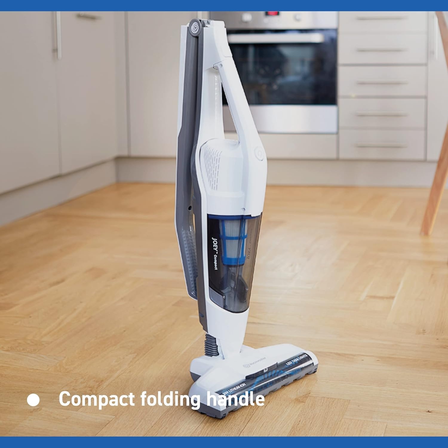 Vacmaster VSD1801EU draadloze stofzuiger 2-in-1, max. 30 minuten gebruik, accu 20 V, lichte bezem en handstofzuiger zonder zak, HEPA-filter 13