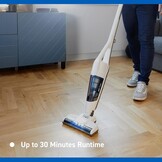 Vacmaster VSD1801EU draadloze stofzuiger 2-in-1, max. 30 minuten gebruik, accu 20 V, lichte bezem en handstofzuiger zonder zak, HEPA-filter 13