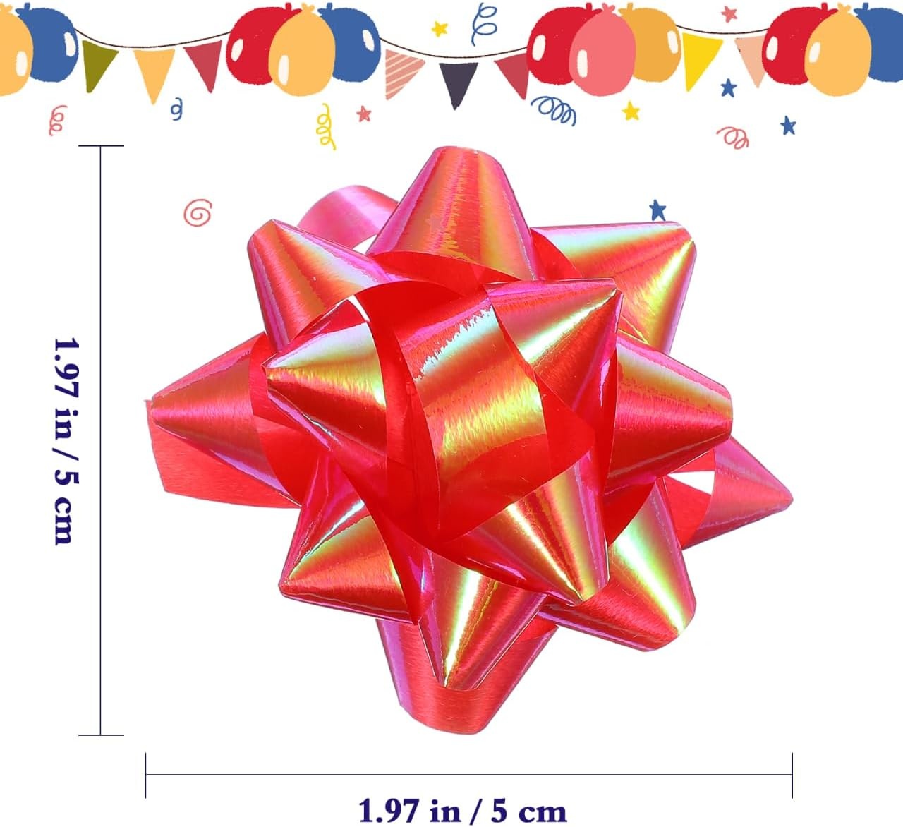 Operitacx 70x Kerstcadeaustrikken 5.1cm - 30% Korting!