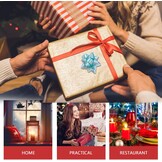 Operitacx 70x Kerstcadeaustrikken 5.1cm - 30% Korting!