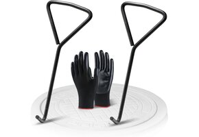 Pack van 2: 30cm Gootafvoer Haak met Handschoenen - 30% Korting