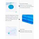 Inflatable Pool, Bathtub, Foldable Inflatable for Adults, Hot Tub, Outdoor, Children's Paddling Pool for Balcony, Garden, Pool, Rectangular with Large Backrest Seat and Drink Holder