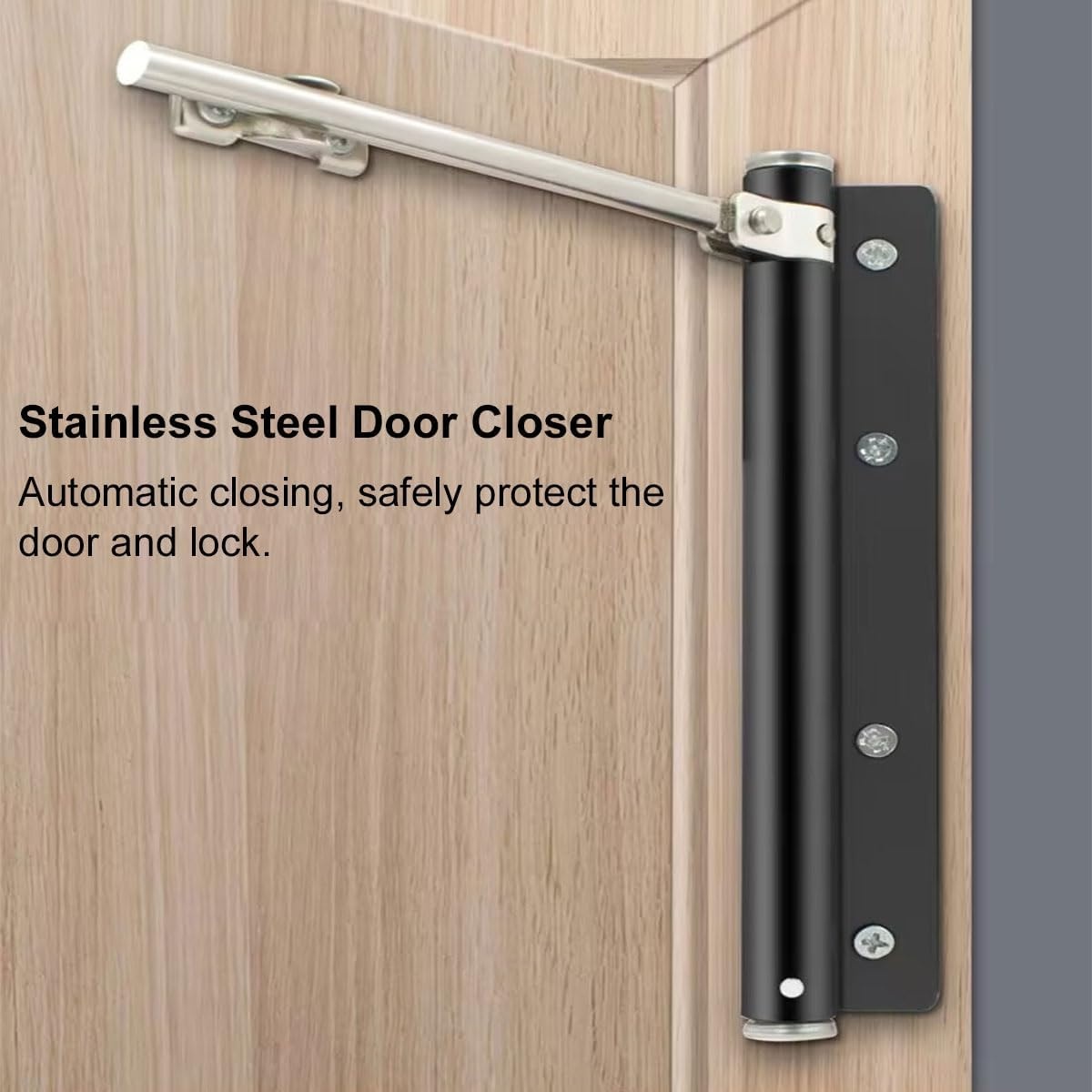 Automatische Deursluiter RVS - 30% Korting - Instelbaar