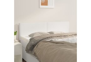 vidaXL Hoofdborden Kunstleer Wit - 2 st. - 65% Korting