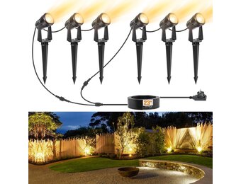 NIORSUN LED Tuinverlichting (6-pack) - Warm Wit - 30% Korting!