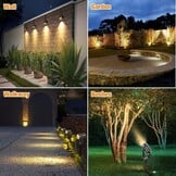 NIORSUN LED Tuinverlichting (6-pack) - Warm Wit - 30% Korting!