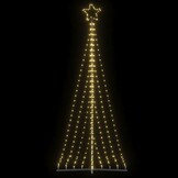vidaXL LED-kerstboom 249cm Warm Wit - 55% Korting!