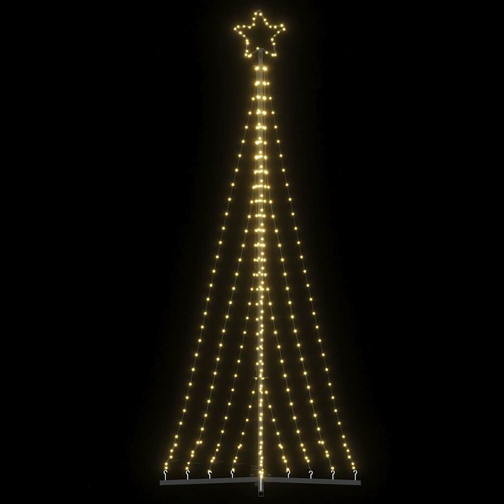 vidaXL LED-kerstboom 249cm Warm Wit - 55% Korting!